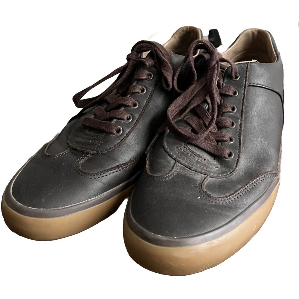 Camper Shoes Alicante Brown Red Leather Fashion Sneakers Mens Size US 13